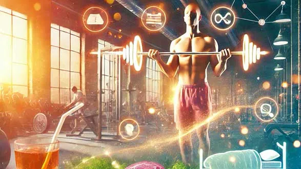 AI photo of a man reflecting aspects of metabolism